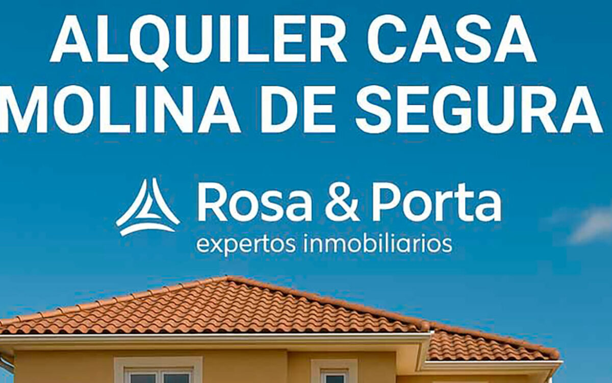 ¿Estás buscando una casa en alquiler en Molina de Segura? Te ayudamos a encontrarla